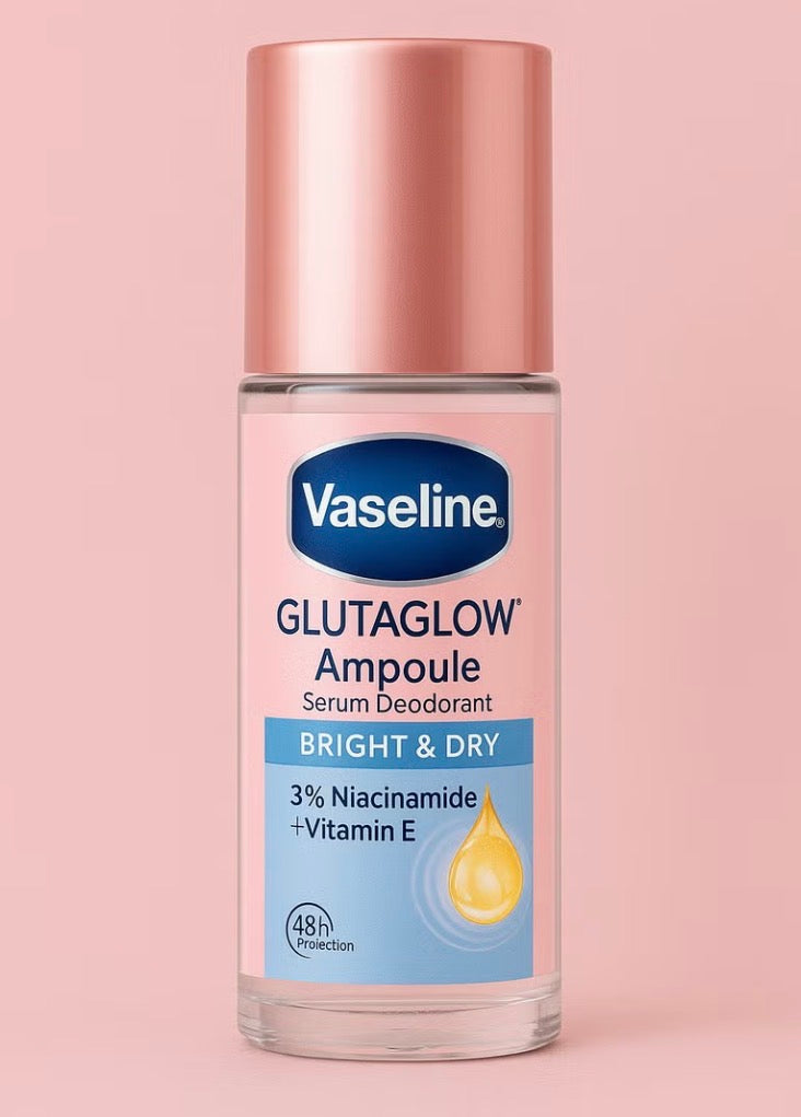 Vaseline GlutaGlow Bright & Dry Ampoule Serum Deodorant