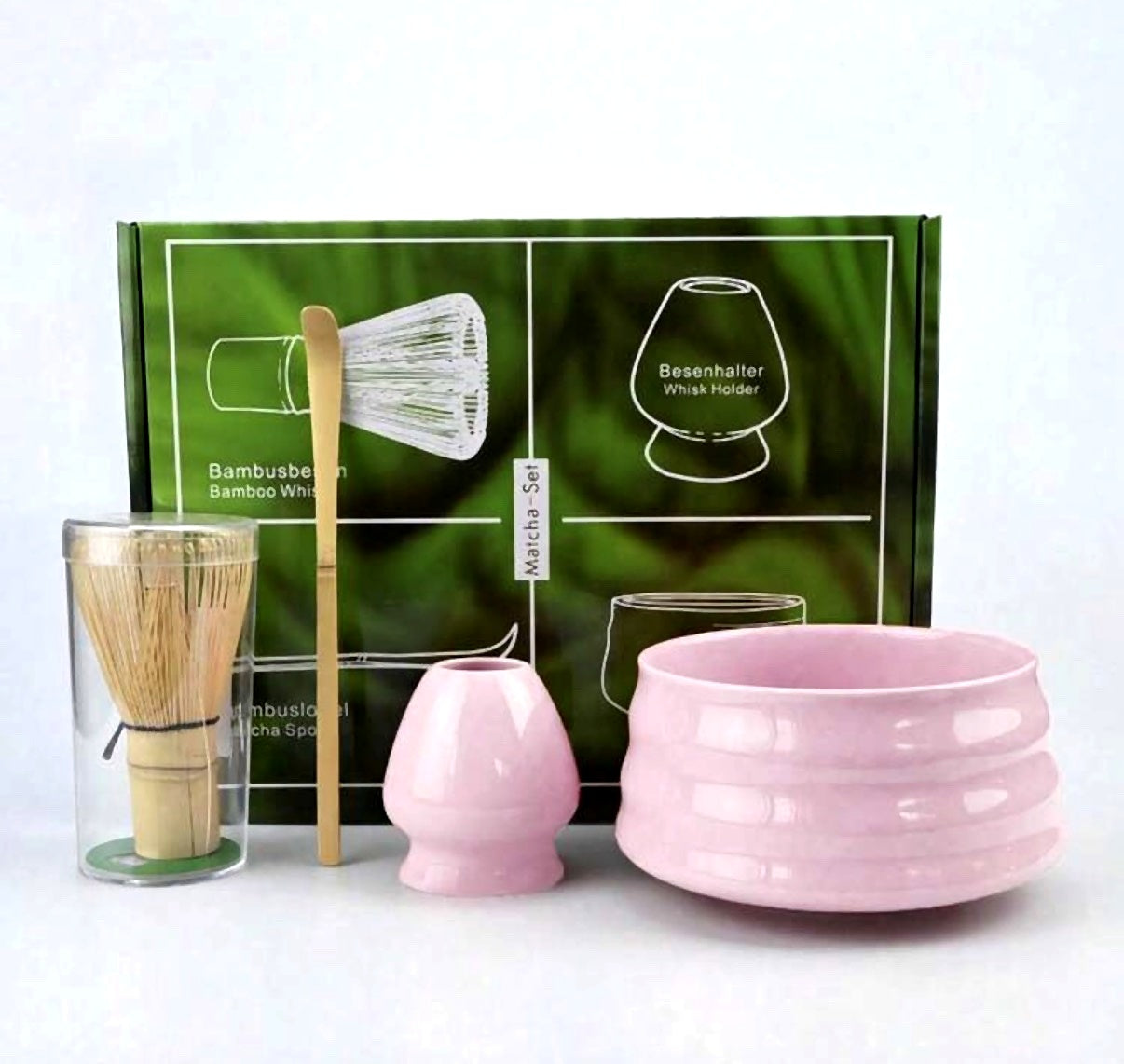 Bubble Gum Pink Matcha Ceremony Set