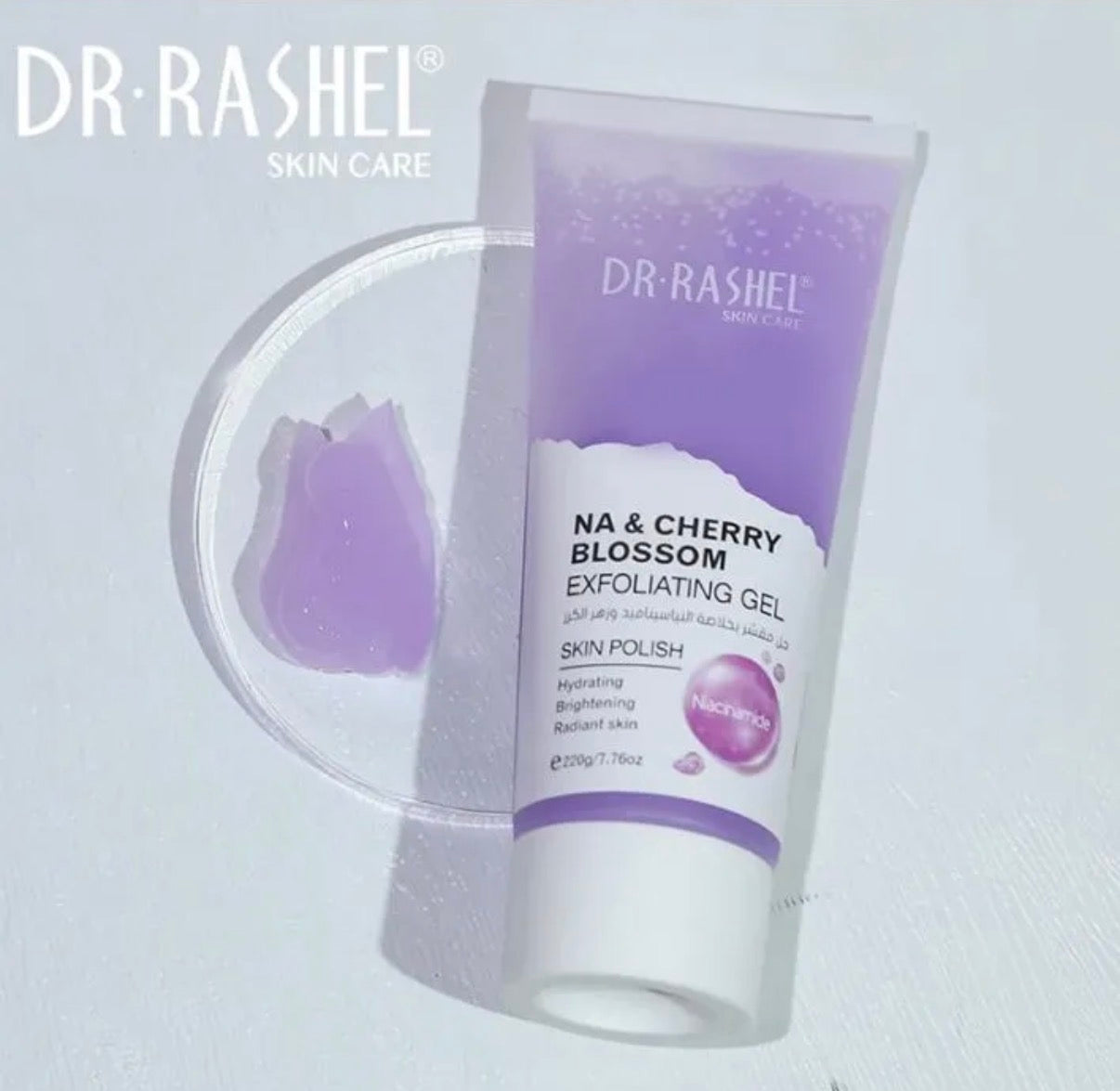 Dr.Rashel Niacinamide & Cherry Blossom Exfoliating Gel – Brightening Skin Polish 200g