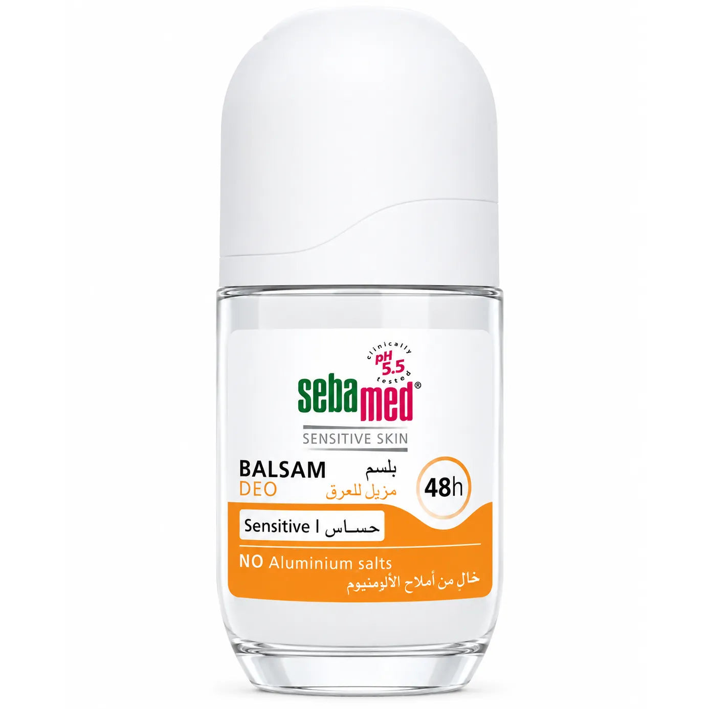 Sebamed Sensitive Balsam Deo Roll-on – Aluminum-free 48h Protection