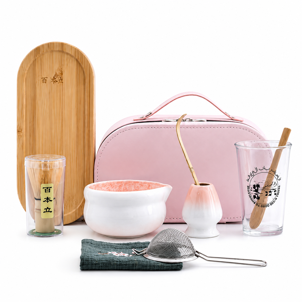 Blush Matcha Ritual Set – 9 Piece Set