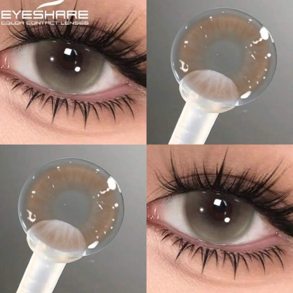 EYESHARE Montreal Brown Yearly Colored Contact Lenses