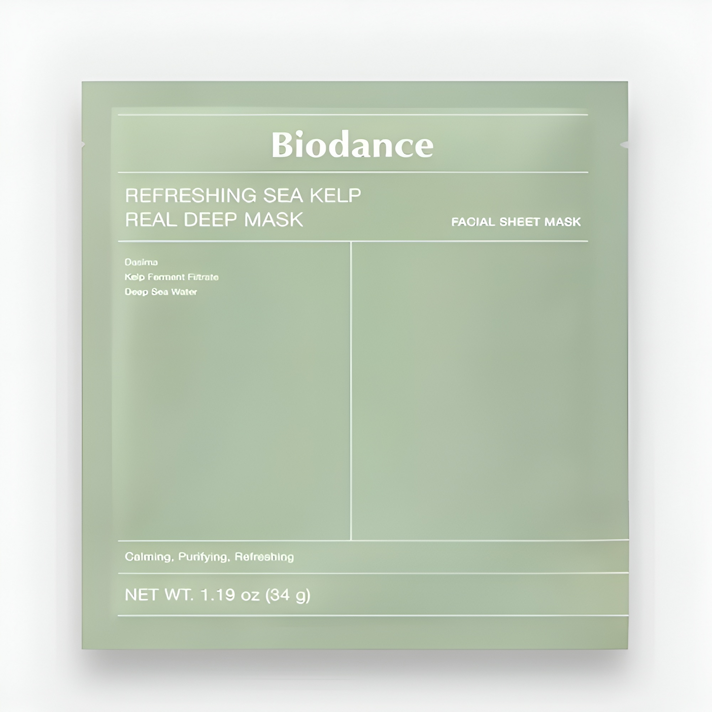 BIODANCE REFRESHING SEA KELP REAL DEEP MASK (1 SHEET)
