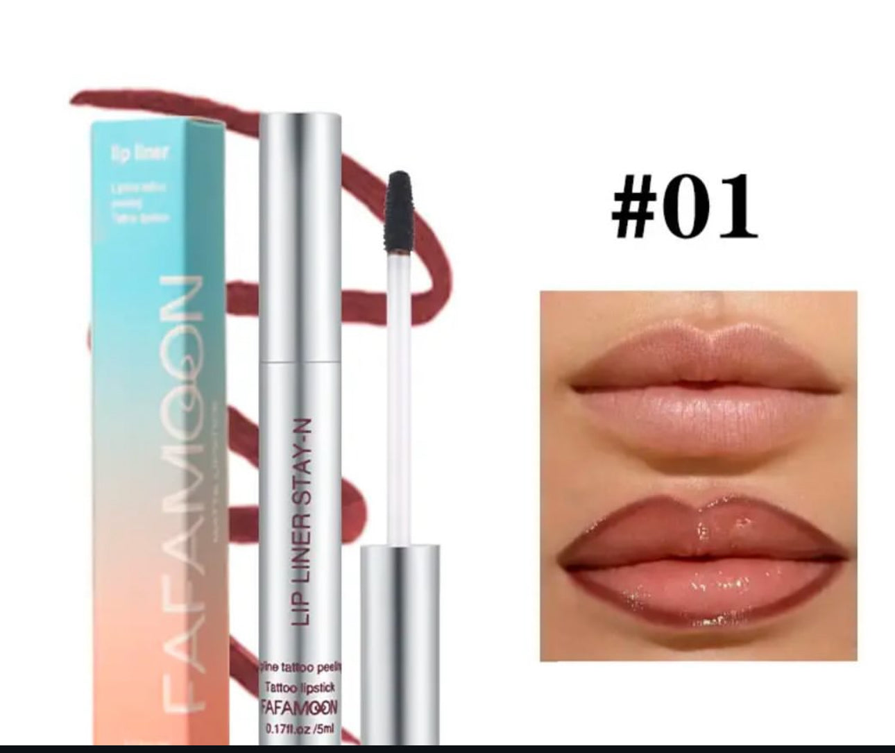 Lakerain peel off lip liner stain.