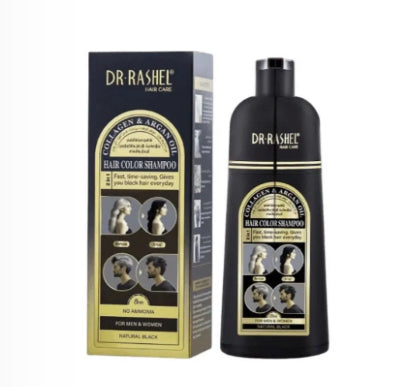 DR RASHEL HAIR CARE WOMEN&MEN BLACK HAIR COLOR SHAMPOO 400ML