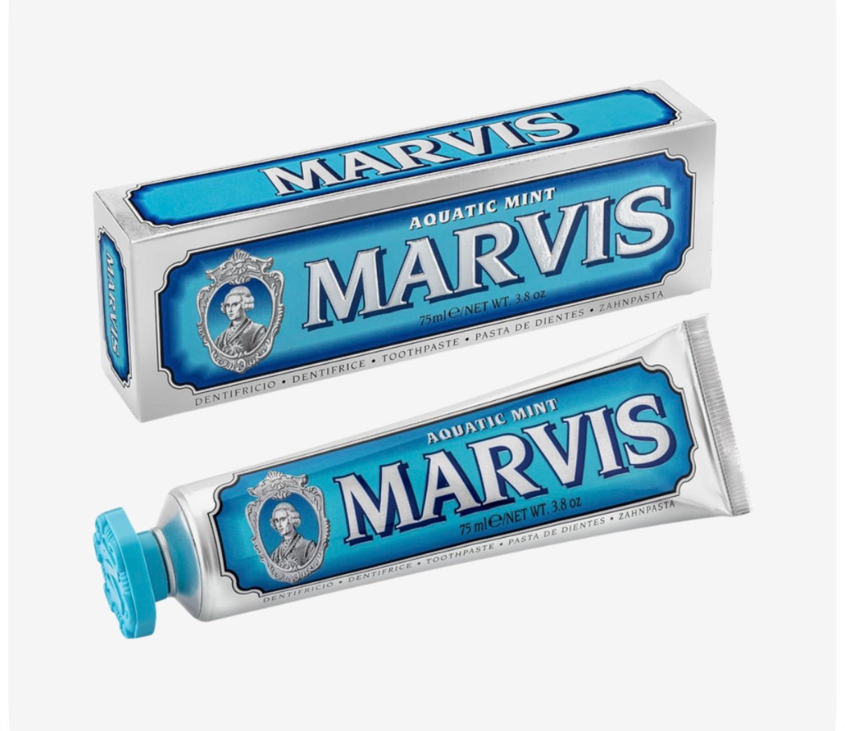 MARVIS toothpaste aquatic mint.