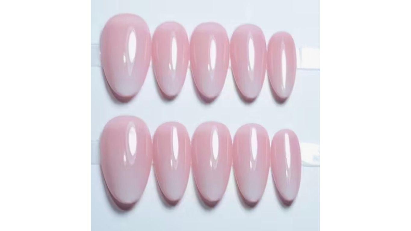 Luxury Handmade Pink Ombre Press-On Nails