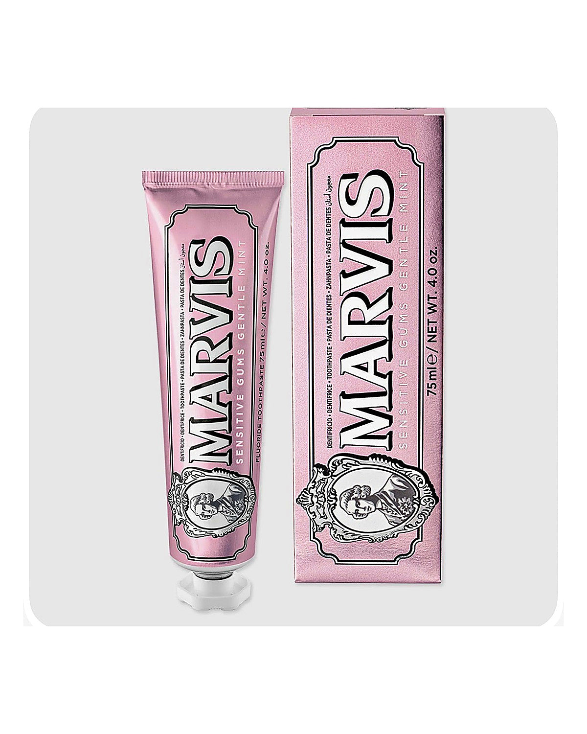 MARVIS toothpaste sensitive gums gentle mint