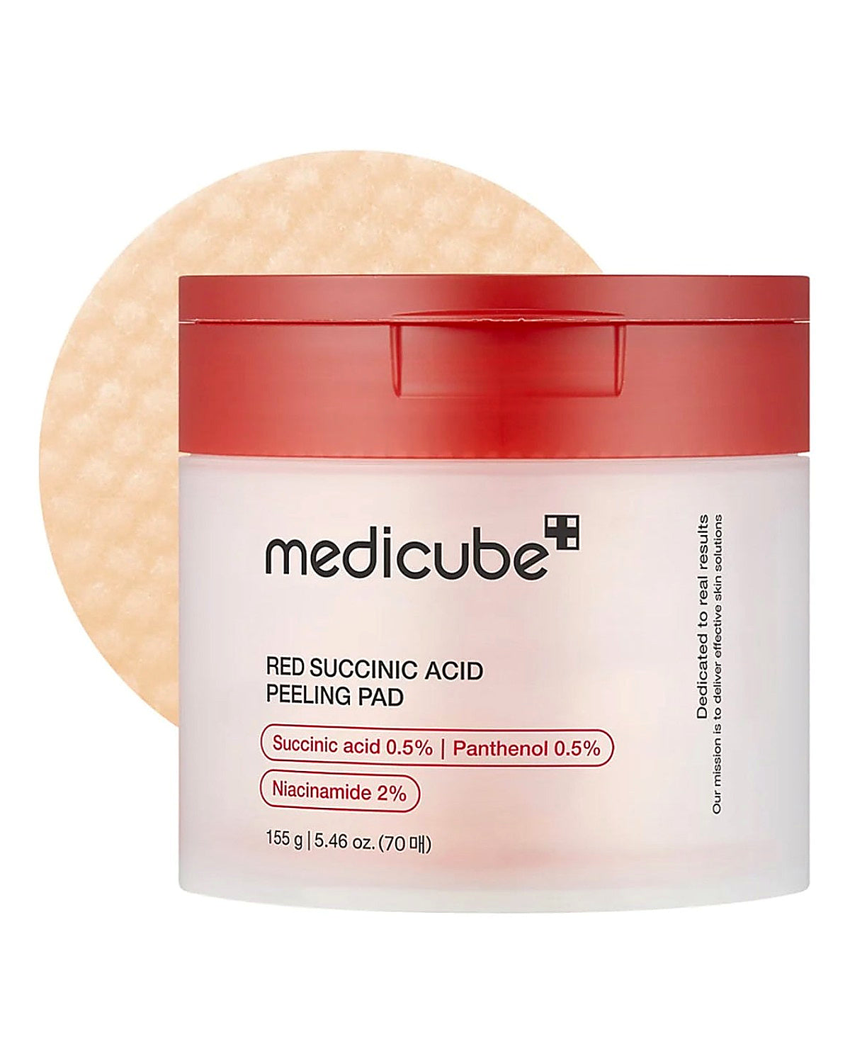 MEDICUBE Red Succinic Acid Panthenol Pads.