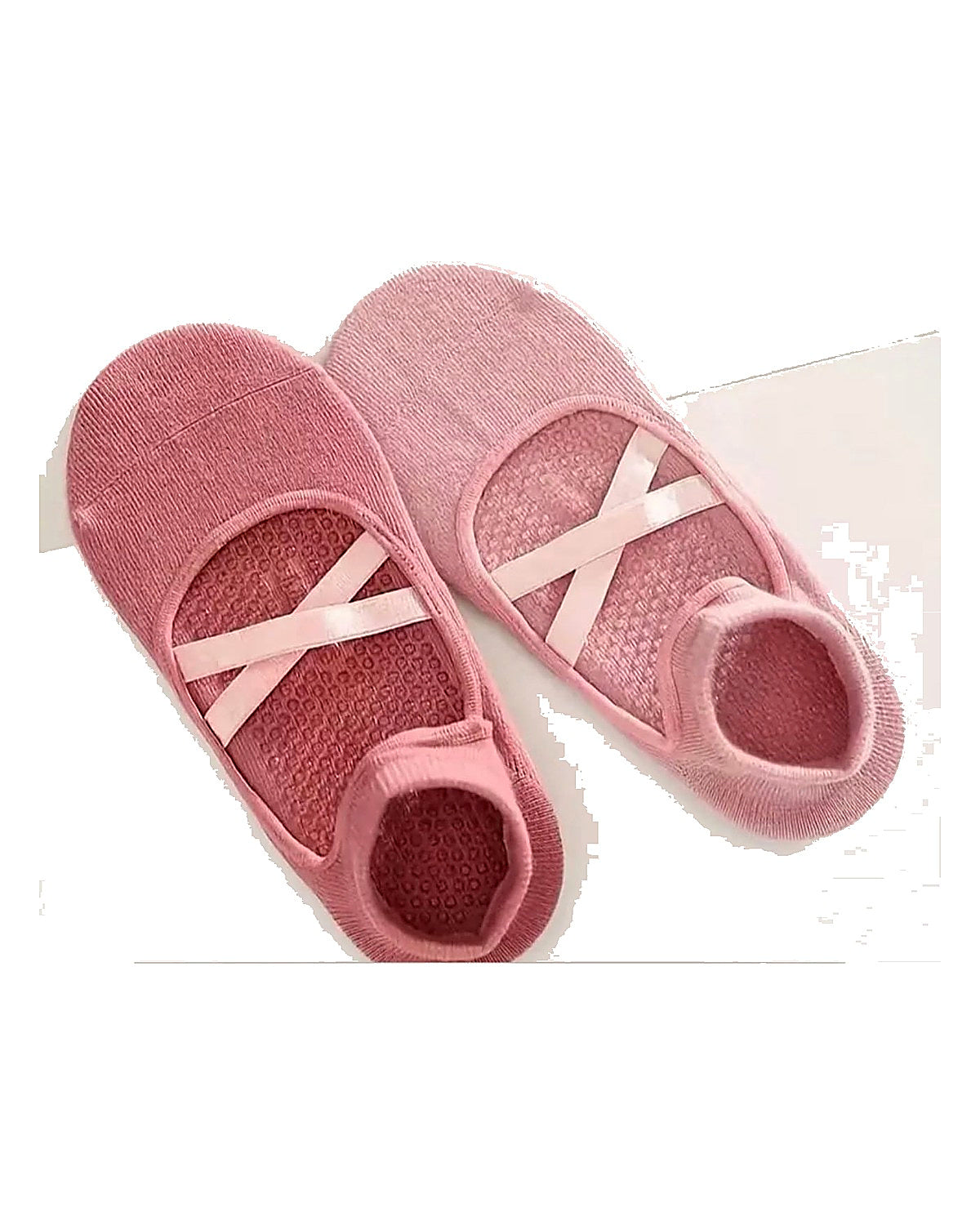 PILATES BALLERINA SOCK SET.
(set includes 2 pairs)