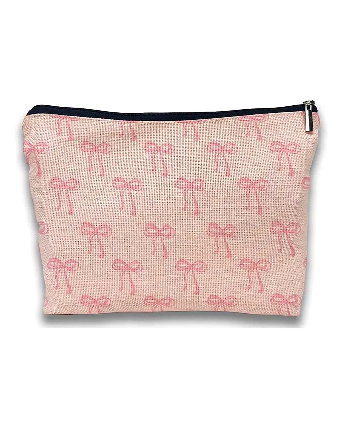 PINK BOW MAKE UP BAG