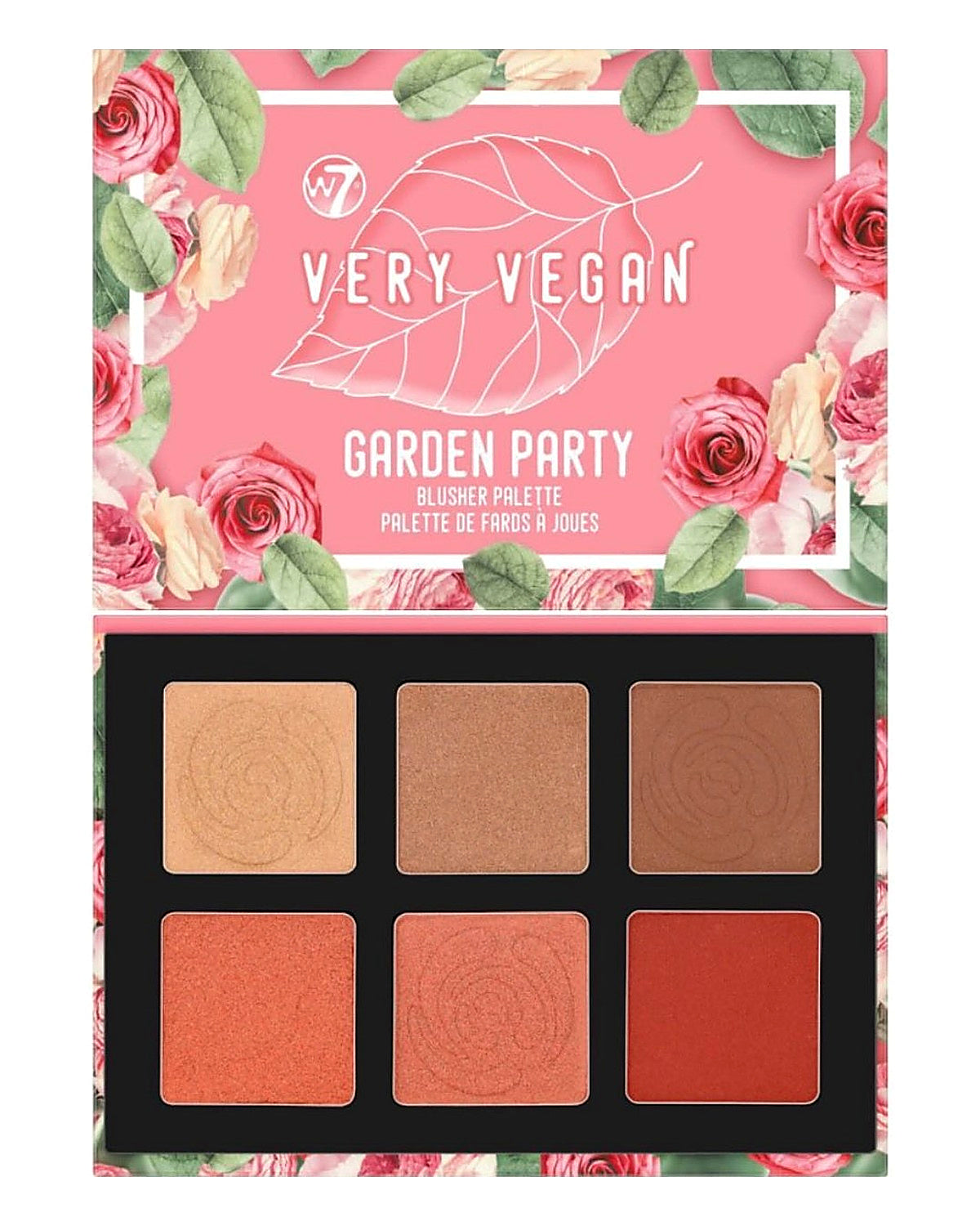 W7 Very vegan Garden party blush palette.