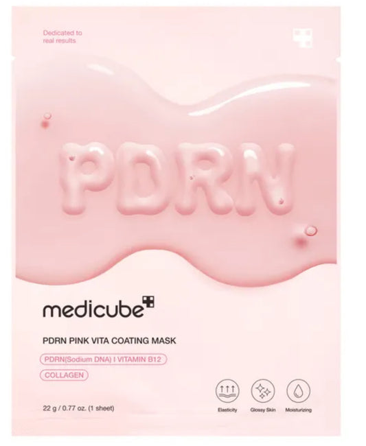 Medicube PDRN pink vita coating mask. 1pc