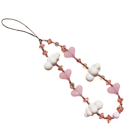 PINK CLOUD PHONE CHARM