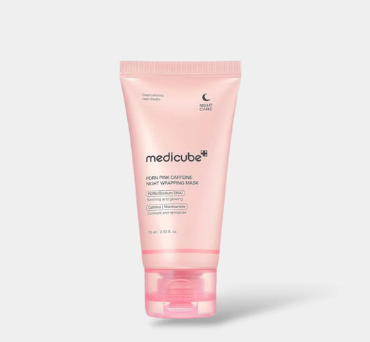 MEDICUBE PDRN PINK CAFFEINE NIGHT WRAPPING MASK