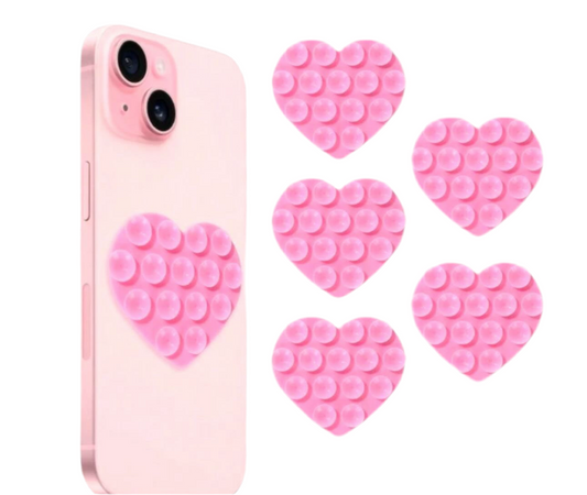 OCTOBUDDY HEART SHAPE PHONE GRIP.