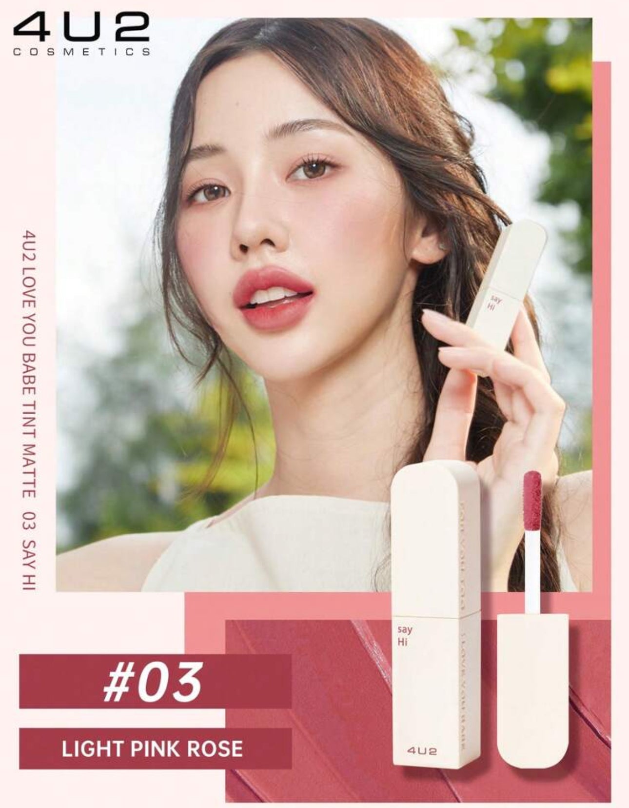 4U2 love you babe lip tint mat.