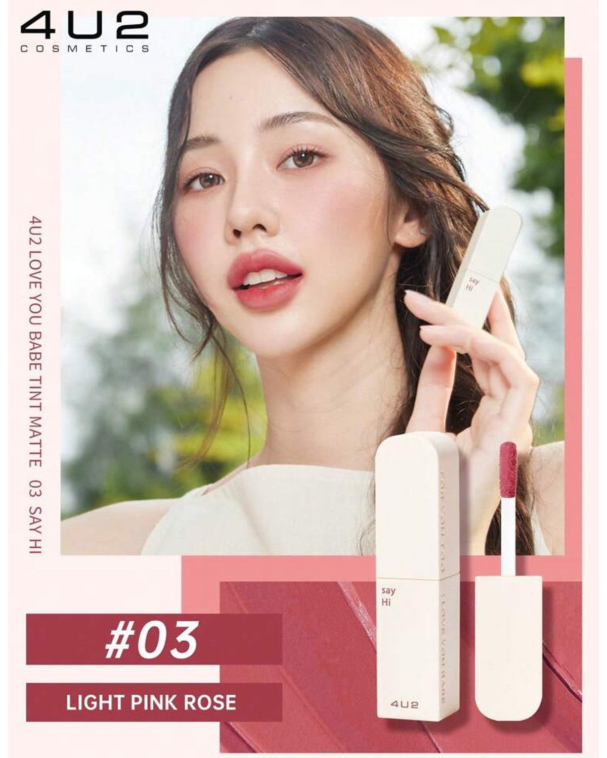 4U2 love you babe lip tint mat.