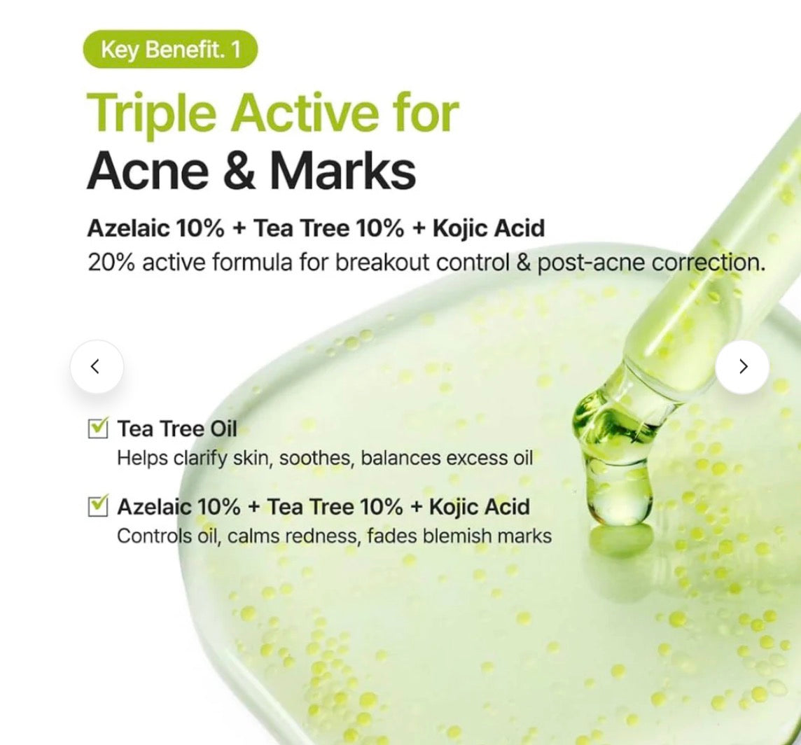 Purito Azelaic Acid 10 Kojic Tea Tree Serum