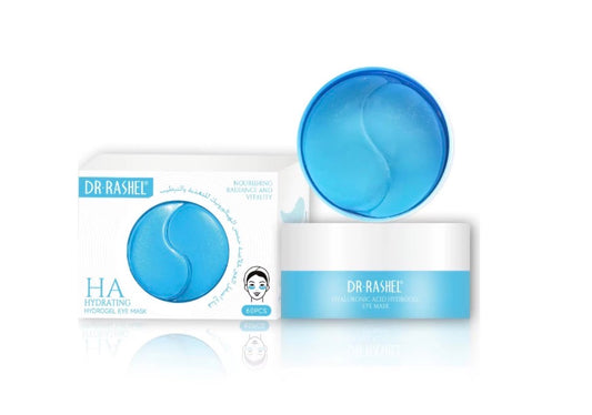 Dr.Rashel Hyaluronic Acid Hydrogel Eye Mask – Hydrating & Brightening Under Eye Patches (60PCS)