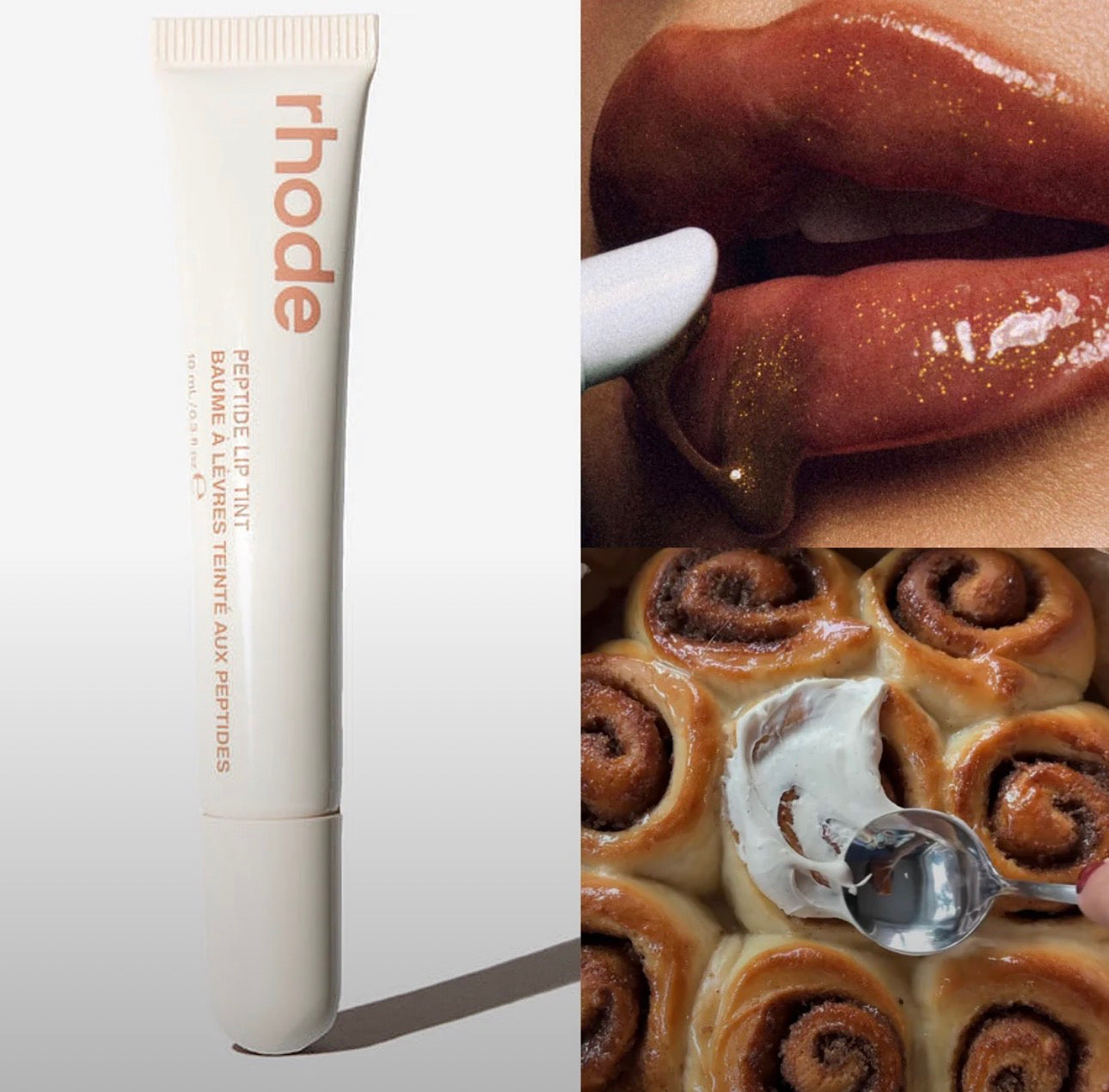 rhode peptide lip treatment- cinnamon Roll