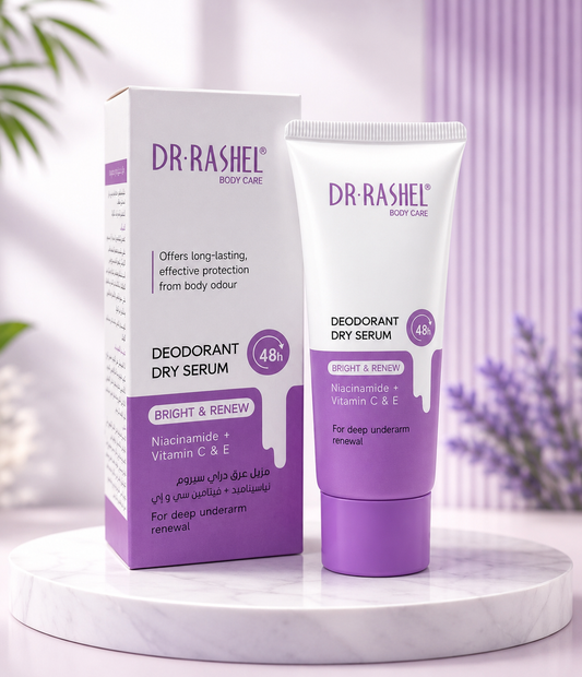 Dr. Rashel Niacinamide & Vitamin C dry deodorant serum.