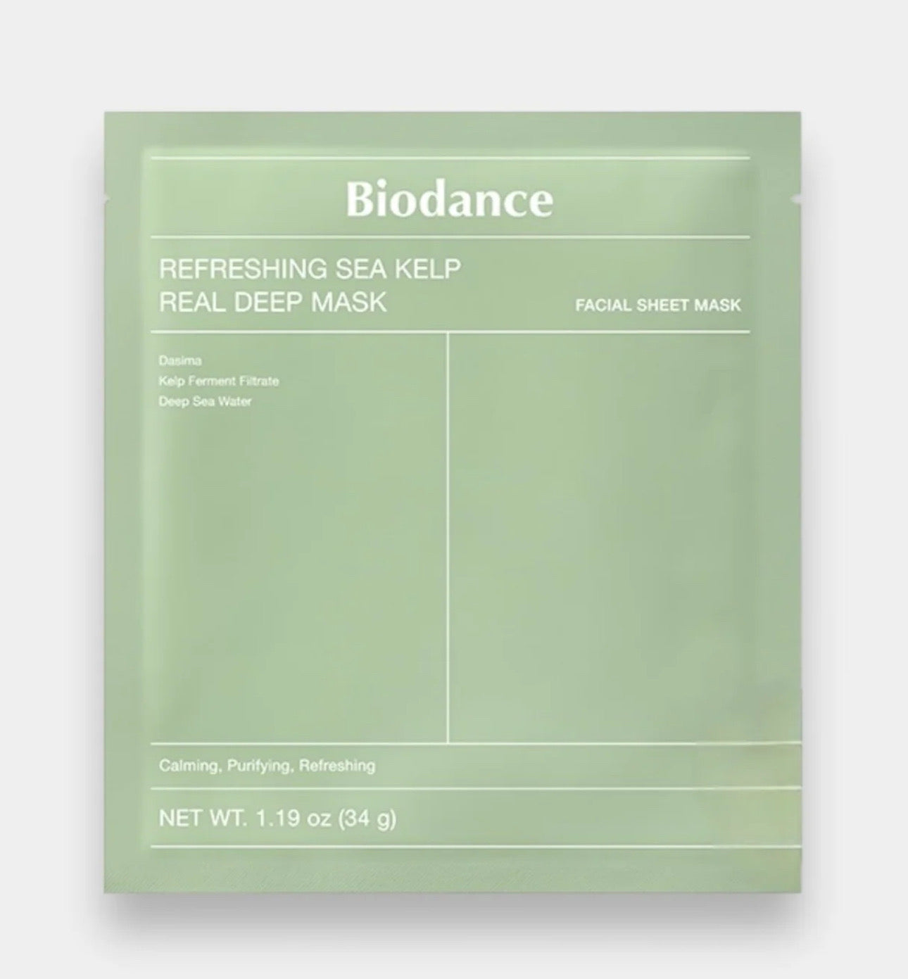 BIODANCE REFRESHING SEA KELP REAL DEEP MASK (1 SHEET)