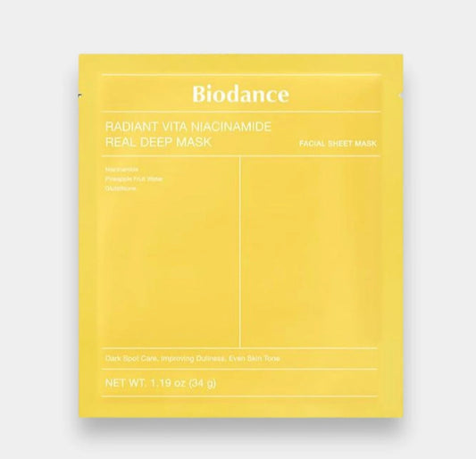 BIODANCE RADIANT VITA NIACINAMIDE REAL DEEP MASK (1 SHEET)