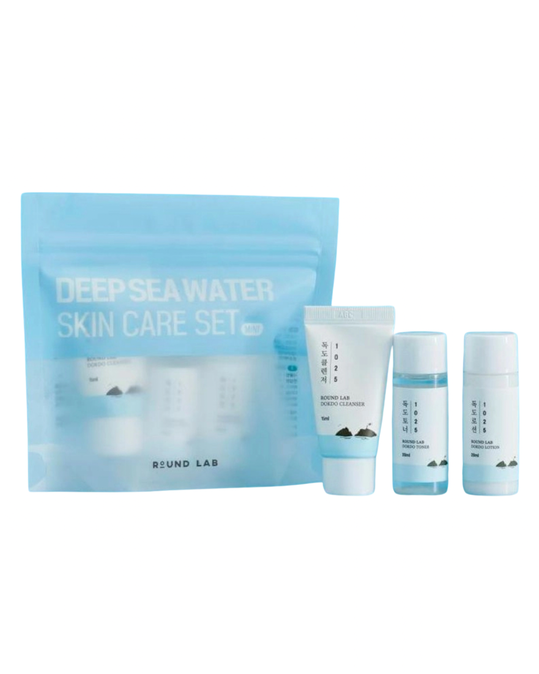 Round lab Dokdo mini skin care traveling set