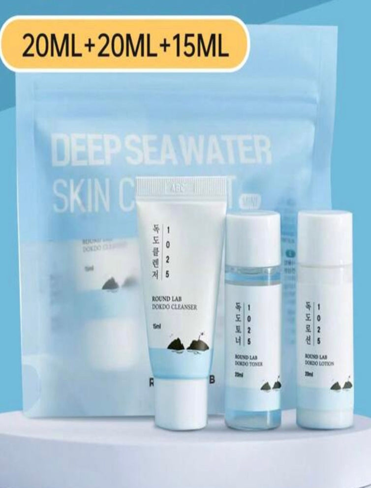 Round lab Dokdo mini skin care traveling set