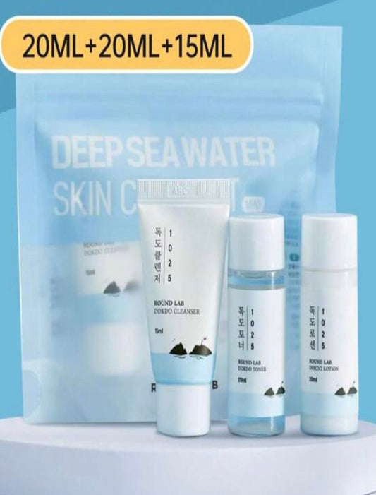 Round lab Dokdo mini skin care traveling set