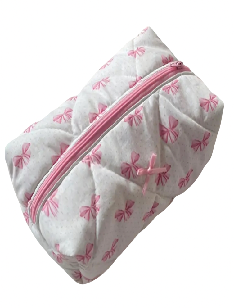 Little bow Make up bag