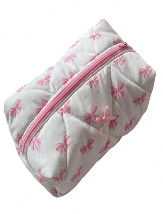 Little bow Make up bag