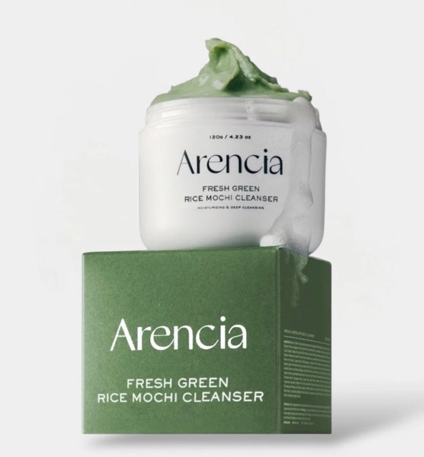 Arencia fresh green rice mochi cleanser 120g