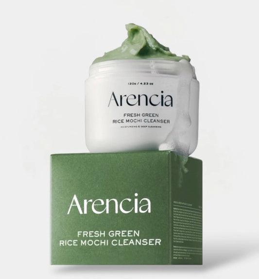 Arencia fresh green rice mochi cleanser 120g
