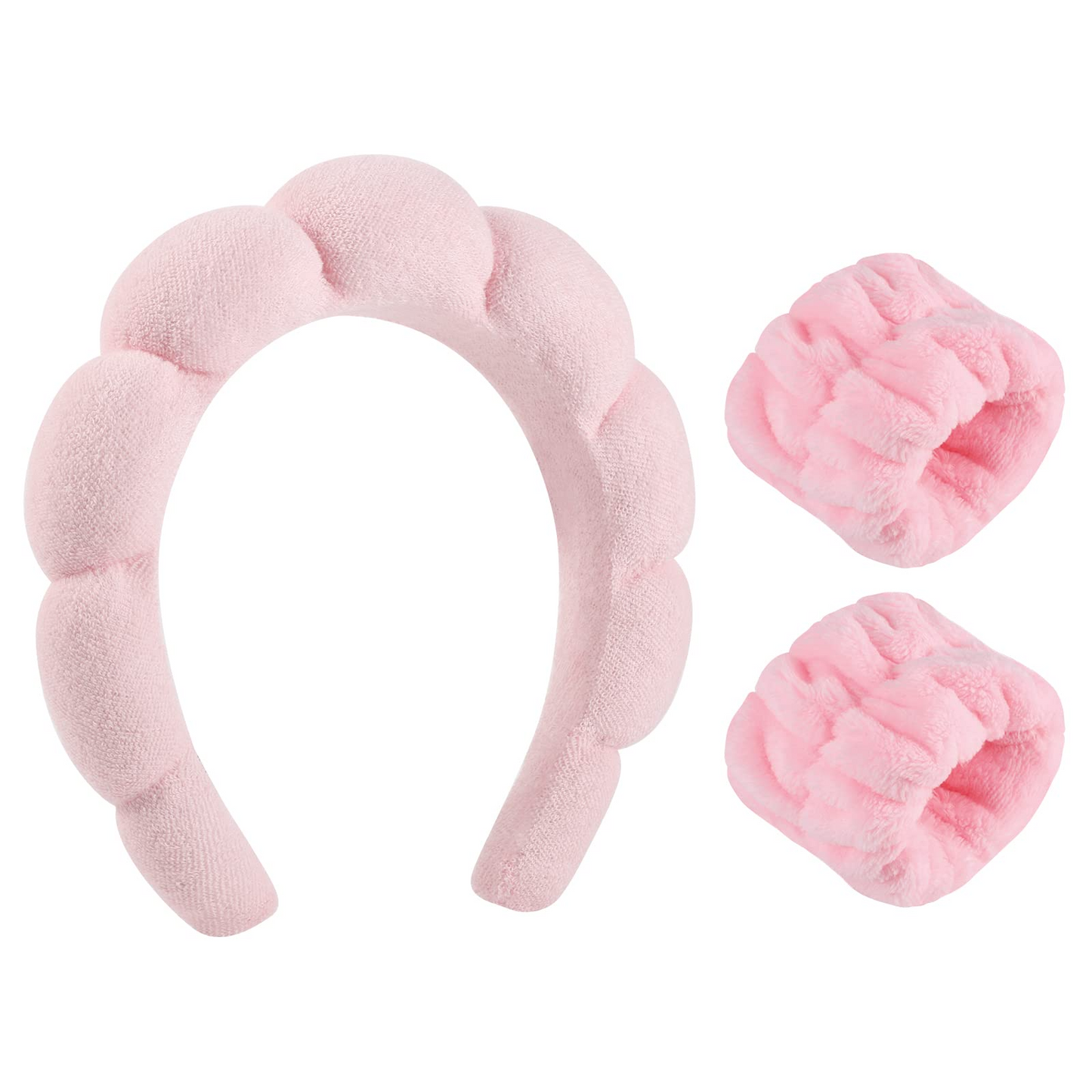 SKINCARE head band & wrist bands set