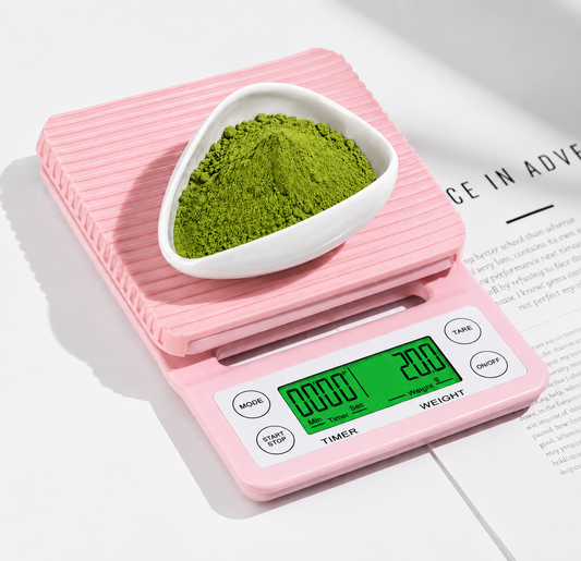 Choxila Digital Coffee \ Matcha Scale with Timer – Pink Edition | 3kg Precision Kitchen Scale