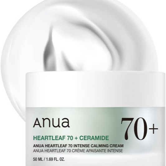 ANUA HEARTLEAF 70 INTENSE CALMING CREAM 50ML أنوا هارت ليف 70
