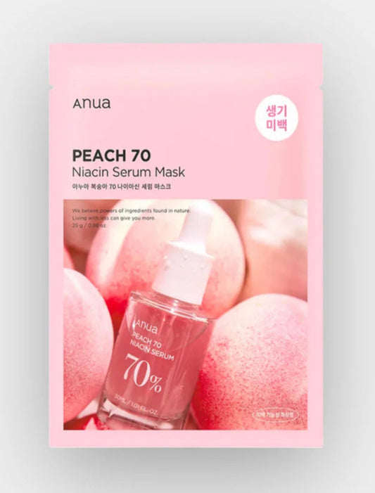 ANUA PEACH 70 NIACIN SERUM MASK 25ML أنوا الخوخ 70 قناع مصل النياسين