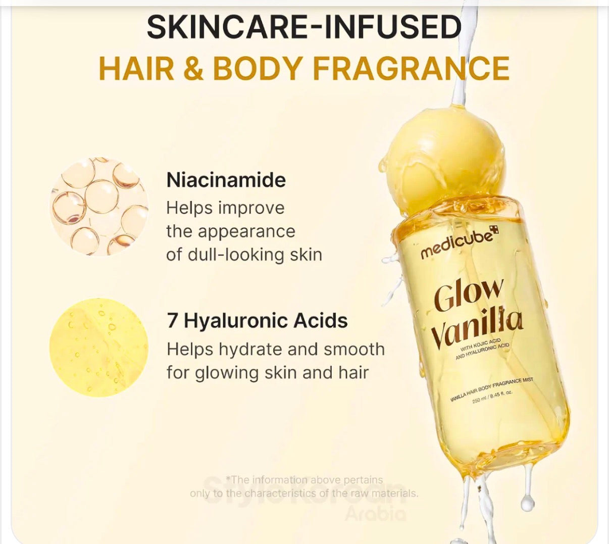 Medicube Glow Vanilla Hair & Body Fragrance Mist