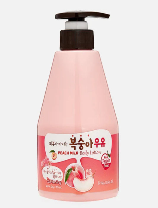 kwailnara peach body lotion
