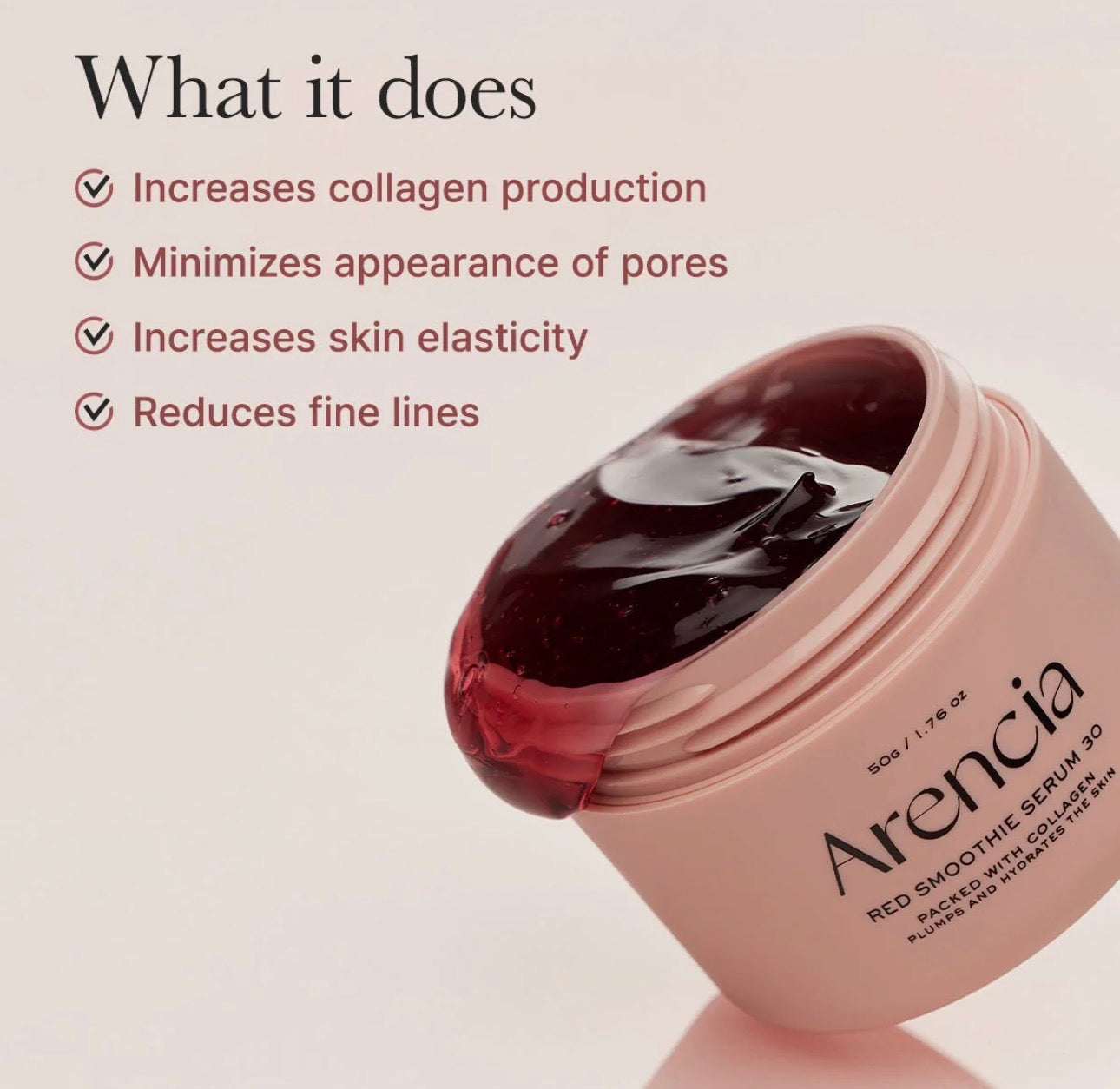 Arencia fresh red smoothie serum 30 50g