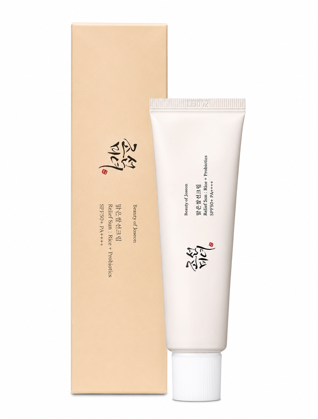 BEAUTY OF JOSEON RELIEF SUN : RICE + PROBIOTICS (SPF50+ PA++++)