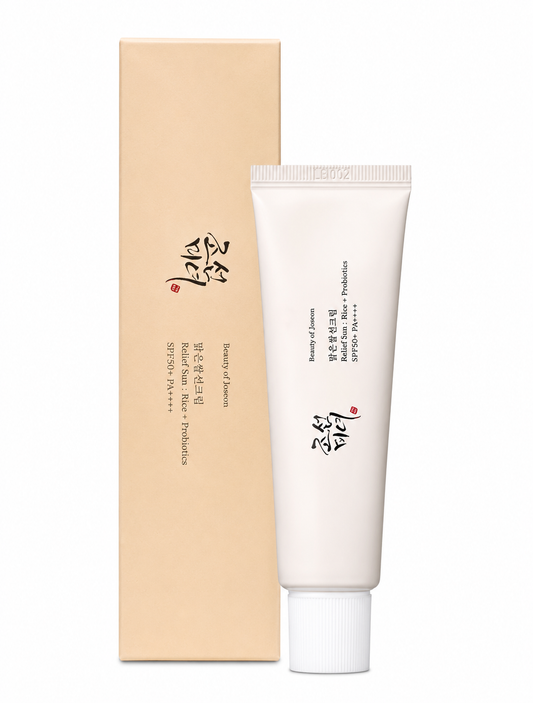 BEAUTY OF JOSEON RELIEF SUN : RICE + PROBIOTICS (SPF50+ PA++++)