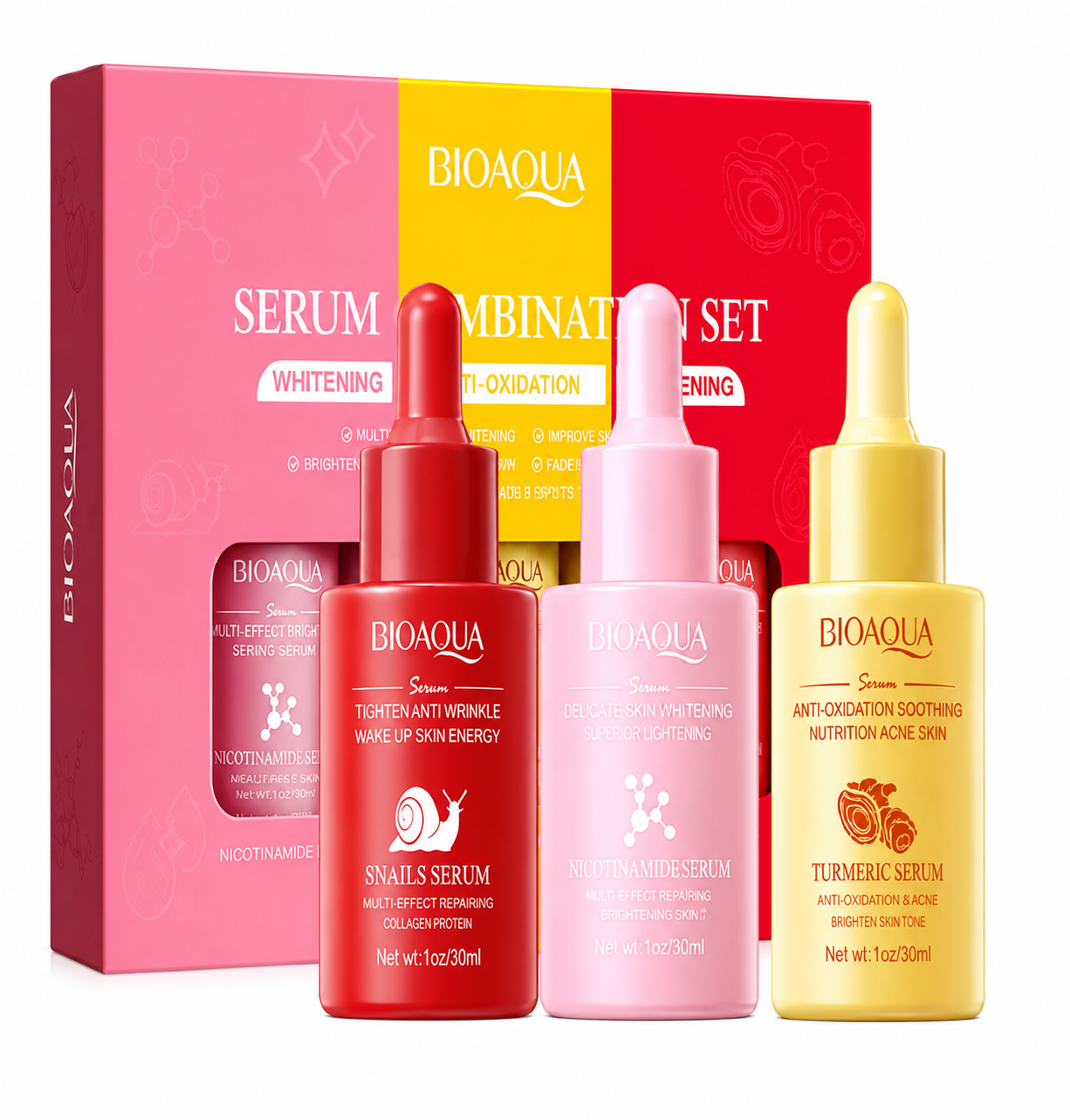 Bioaqua serum set pink