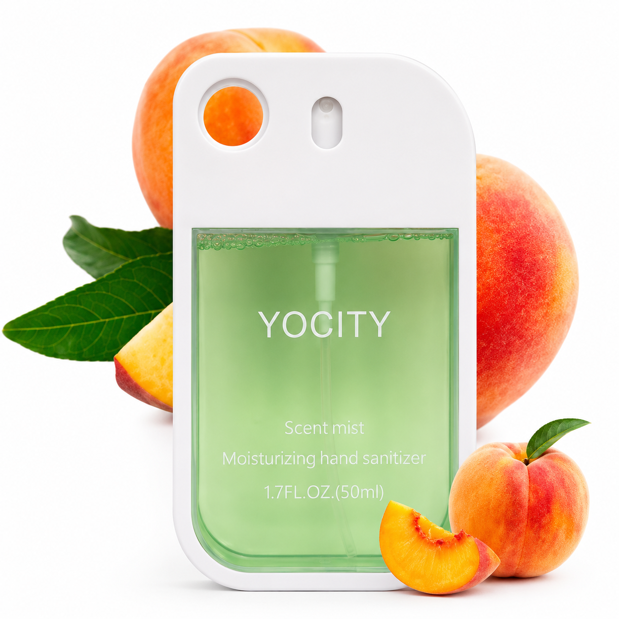 Peach moisturizing hand sanitizer