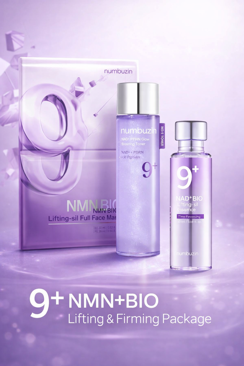 Numbuzin No.9+ NMN + BIO Lifting & Firming Set