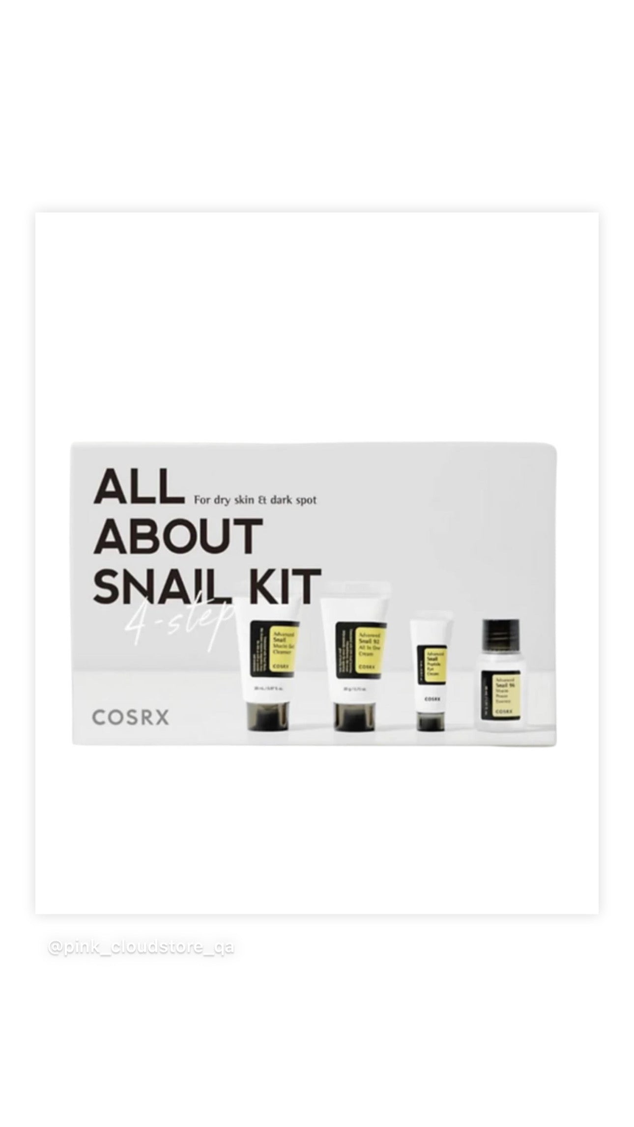 COSRX ALL ABOUT SNAIL KIT 4-STEP.