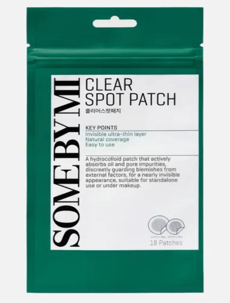 SOMEBYMI CLEAR SPOT PATCH 18EA. سومبيمي 30 يوما معجزة واضحة بقعة التصحيح