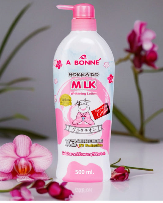 A BONNE HOKKAIDO MILK LIGHTENING BODY LOTION 500ml